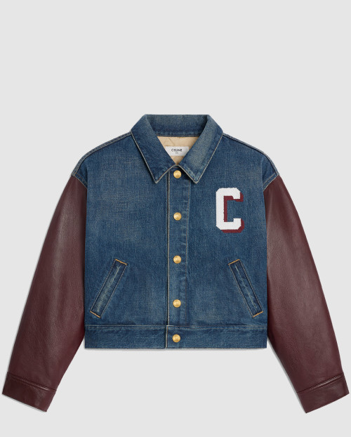 [CELINE-셀린느]PARIS 재킷 다크 유니언 워시 데님 RV0G69