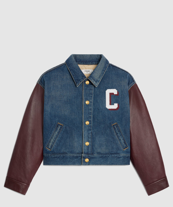 [CELINE-셀린느]PARIS 재킷 다크 유니언 워시 데님 RV0G69