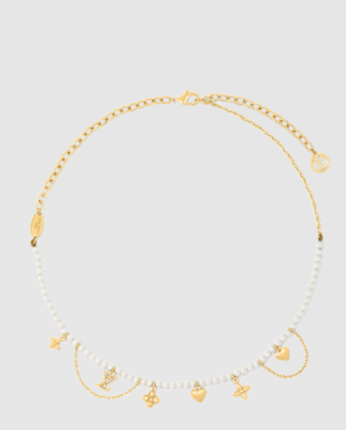 [LOUIS VUITTON-루이비통]BLOOMING PEARLS 목걸이 M02388