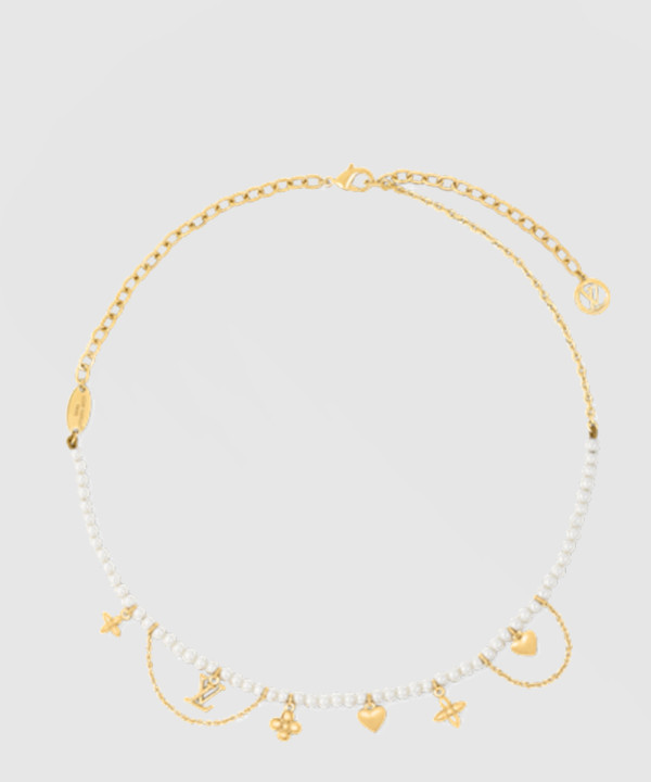 [LOUIS VUITTON-루이비통]BLOOMING PEARLS 목걸이 M02388