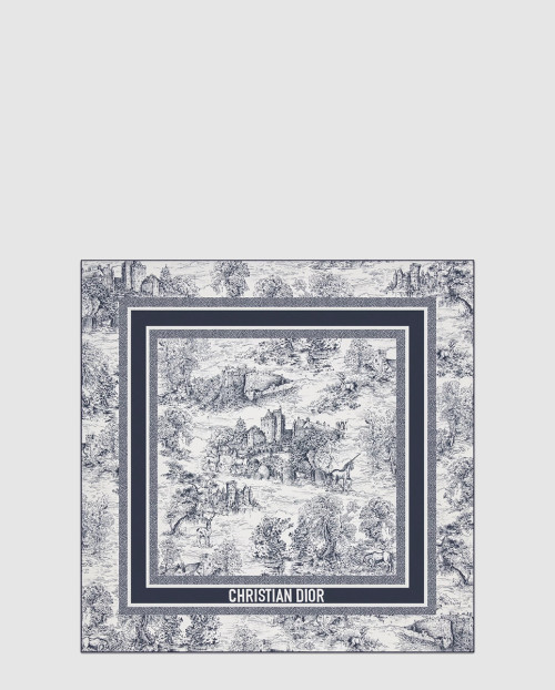 [DIOR-디올]Toile de Jouy Scotland 90 스퀘어 스카프 51SCO