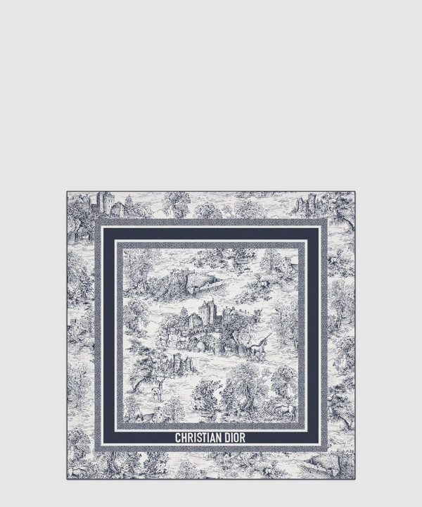 [DIOR-디올]Toile de Jouy Scotland 90 스퀘어 스카프 51SCO