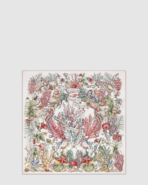 [DIOR-디올]Dior Cabinet de la Mer 90 스퀘어 스카프 51CAM