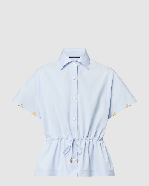 [LOUIS VUITTON-루이비통]드로스트링 웨이스트 코튼 포플린 셔츠 1AGQMM