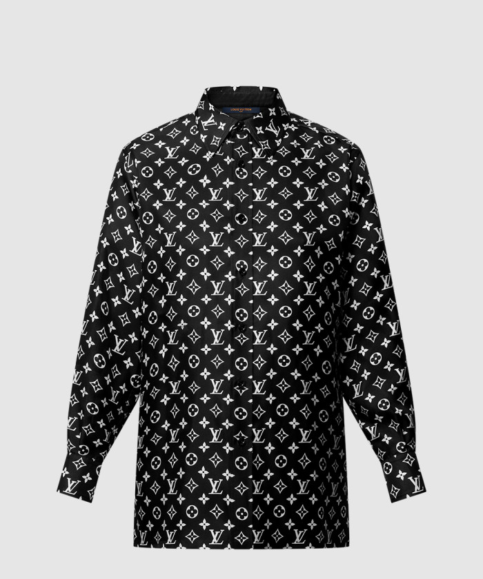 레플리카|이미테이션 louis-vuitton-루이비통모노그램-실크-셔츠-1ahenb