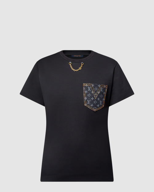 [LOUIS VUITTON-루이비통]모노그램 포켓 티셔츠 1AGT03