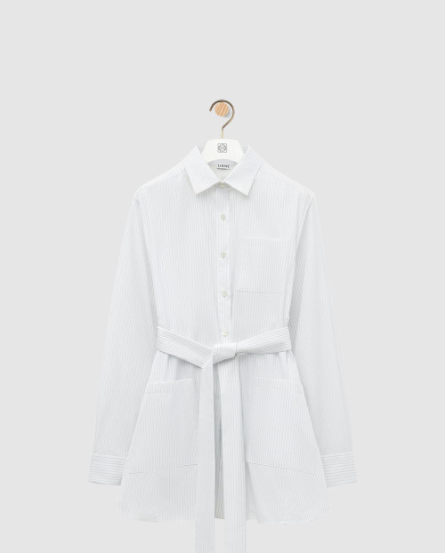 [LOEWE-로에베]벨트 파자마 블라우스 코튼