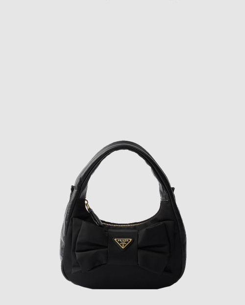 [PRADA-프라다]보우 리나일론 나파 가죽 1BC241