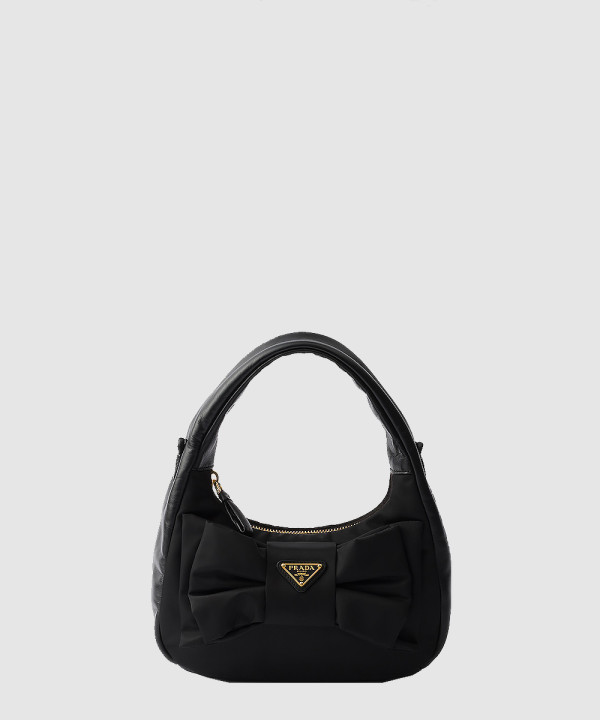 [PRADA-프라다]보우 리나일론 나파 가죽 1BC241