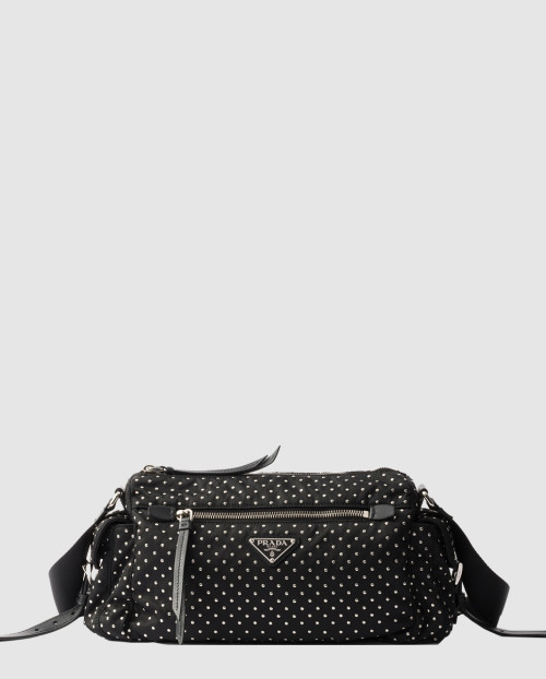 [PRADA-프라다]스터드 장식 리나일론백 1BC236