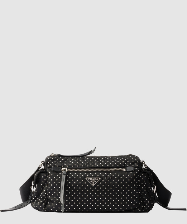 [PRADA-프라다]스터드 장식 리나일론백 1BC236