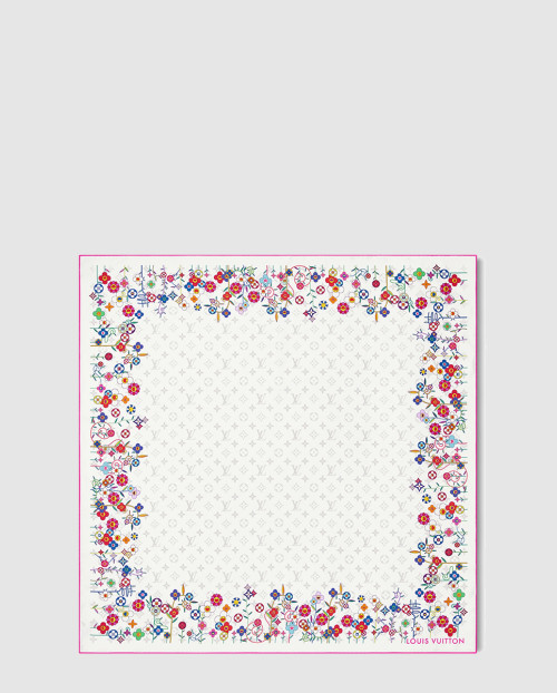 [LOUIS VUITTON-루이비통]LV x TM 모노그램 슈퍼플랫 플라워 스퀘어 90 M96263