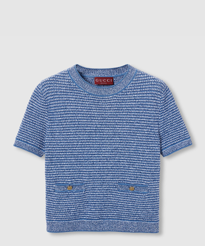 레플리카|이미테이션 gucci-구찌파인-코튼-크루넥-탑-818647