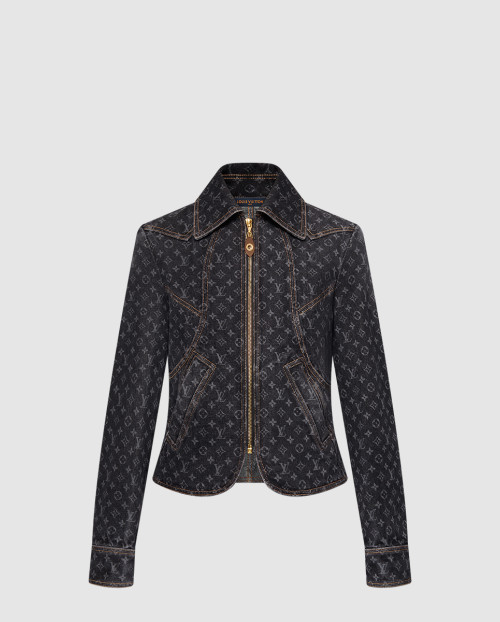[LOUIS VUITTON-루이비통]모노그램 데님 집업 재킷 1AGNDK