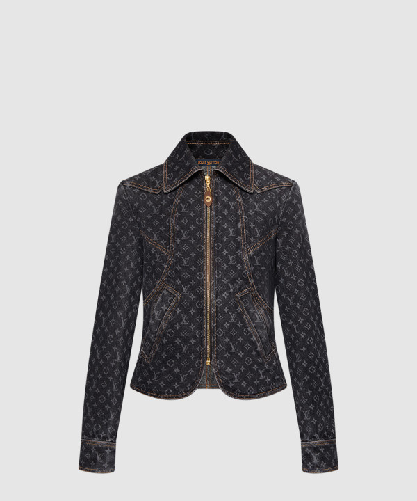 [LOUIS VUITTON-루이비통]모노그램 데님 집업 재킷 1AGNDK