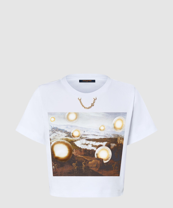 [LOUIS VUITTON-루이비통]루이 비통 x 로랑 그라소 프린트 티셔츠 1AHIND