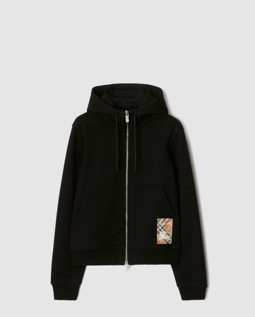 [BURBERRY-버버리]체크 라벨 코튼 지퍼 후디 81018781