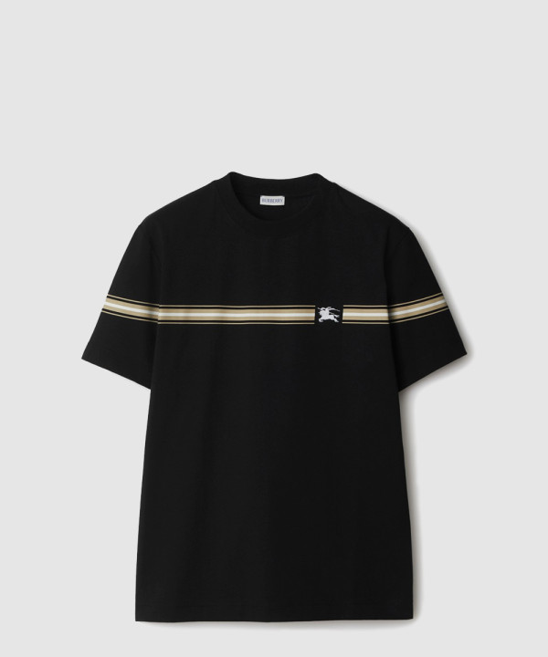 [BURBERRY-버버리]스트라이프 코튼 티셔츠 80910261