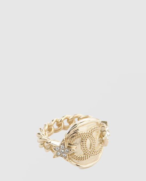 [CHANEL-샤넬]더블 C 반지 ABB502