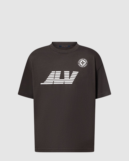 [LOUIS VUITTON-루이비통]워시드 프린티드 코튼 티셔츠 1AHCLD