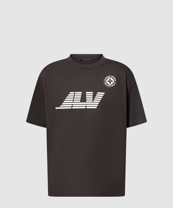 [LOUIS VUITTON-루이비통]워시드 프린티드 코튼 티셔츠 1AHCLD