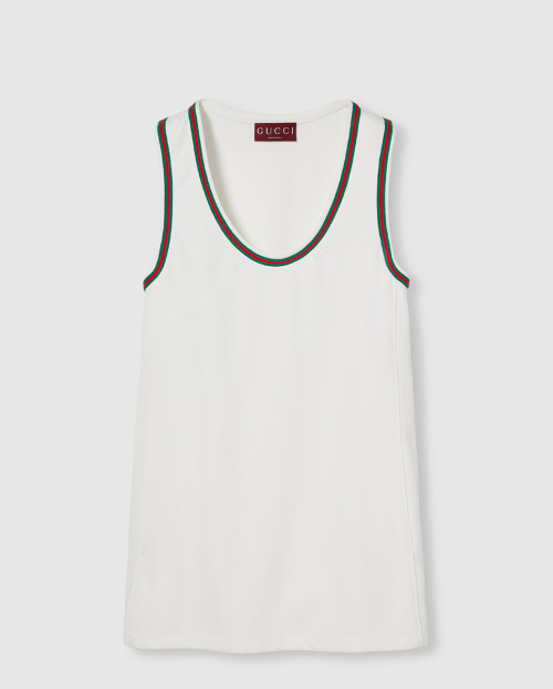 [GUCCI-구찌]웹(Web) 테크니컬 저지 쇼트 드레스 785490