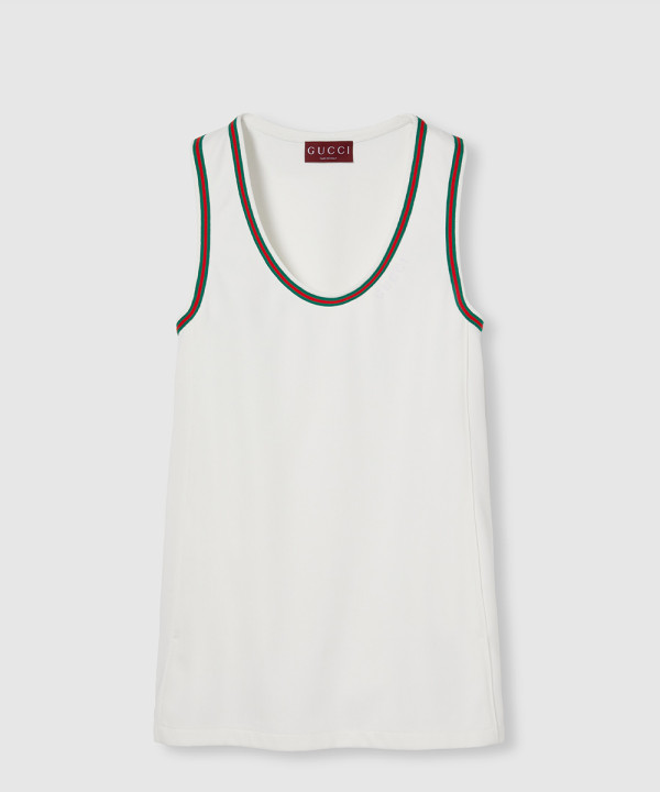 [GUCCI-구찌]웹(Web) 테크니컬 저지 쇼트 드레스 785490