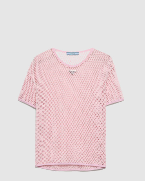 [PRADA-프라다]코튼 메쉬 탑 39598G