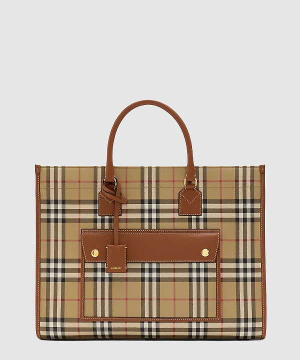 [BURBERRY-버버리]라지 프레야 토트 80975681