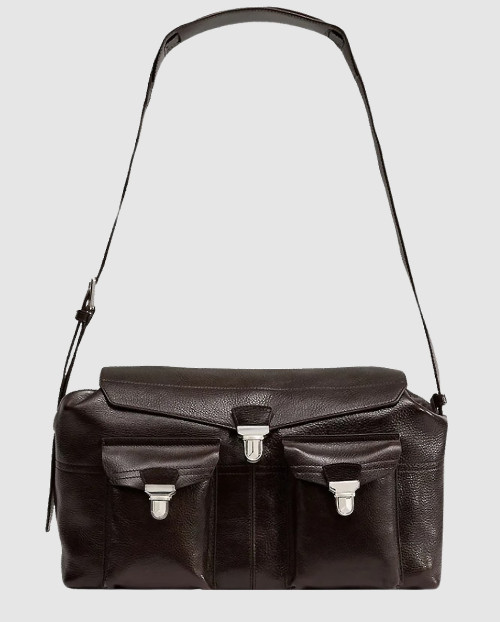 [LEMAIRE-르메르]글로시 베지터블 레더 위켄드 기어백