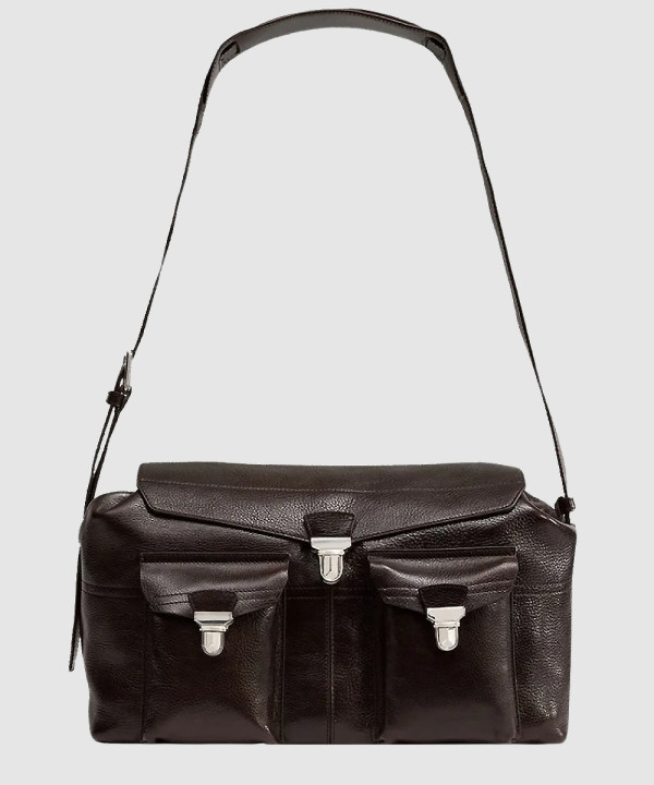 [LEMAIRE-르메르]글로시 베지터블 레더 위켄드 기어백