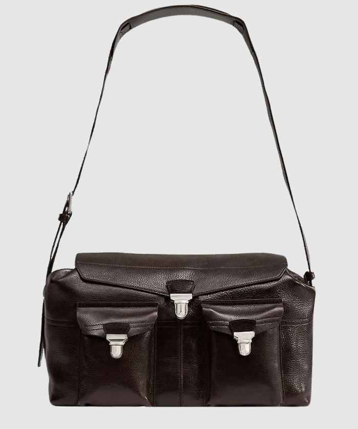 레플리카|이미테이션 lemaire-르메르글로시-베지터블-레더-위켄드-기어백