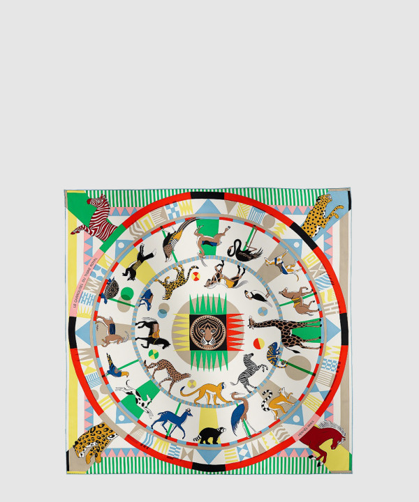 [HERMES-에르메스]Tigre Royal 스카프 90