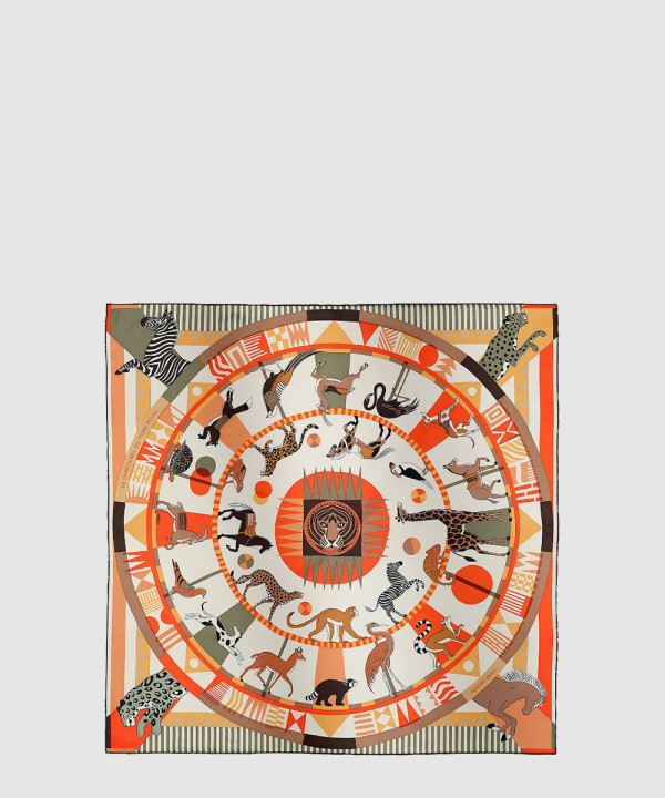 [HERMES-에르메스]Tigre Royal 스카프 90