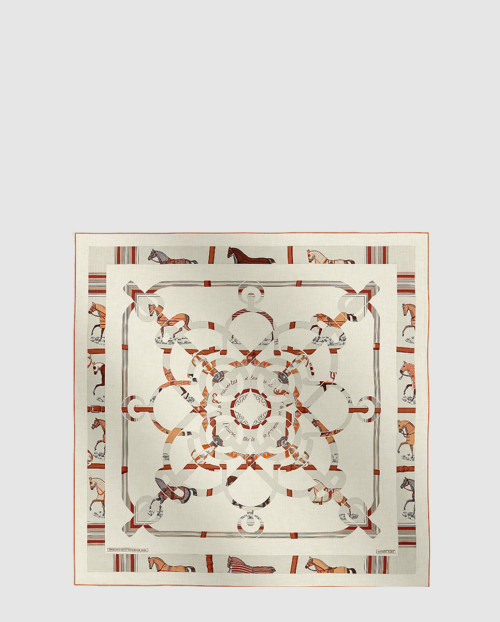 [HERMES-에르메스]Eperon d'Or et Tenues de Jour 숄 90