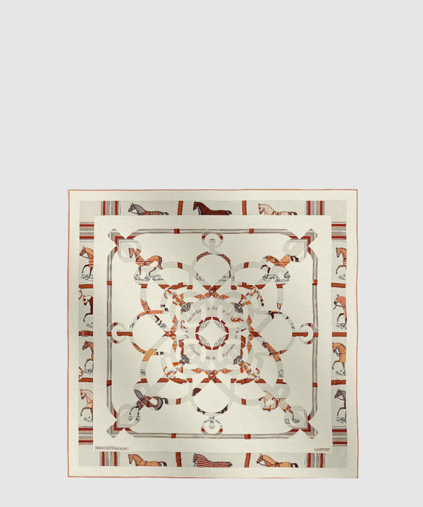 [HERMES-에르메스]Eperon d'Or et Tenues de Jour 숄 90