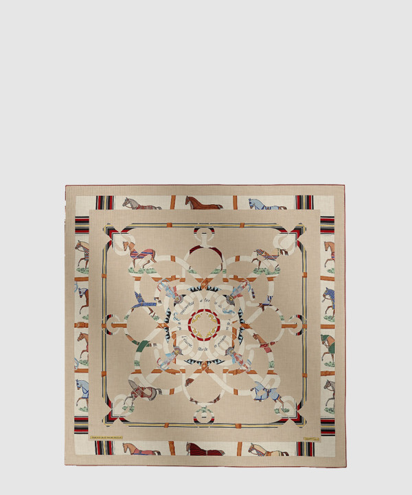 [HERMES-에르메스]Eperon d'Or et Tenues de Jour 숄 90