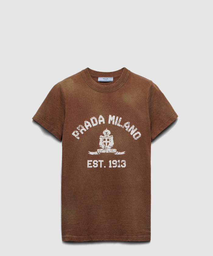 레플리카|이미테이션 prada-프라다프린트-저지-티셔츠-3557b