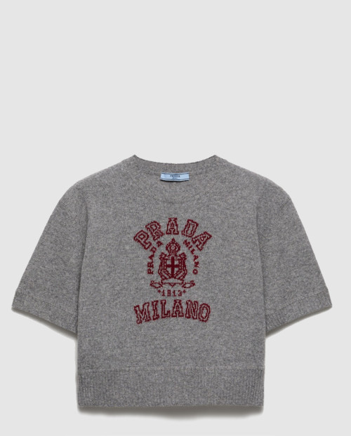 [PRADA-프라다]울 및 캐시미어 인타르시아 스웨터 P24O2Z