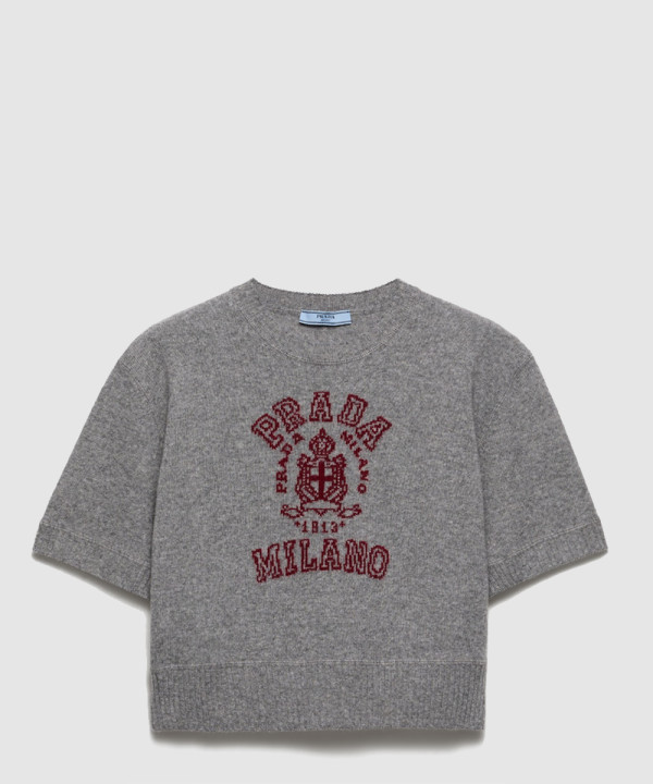 [PRADA-프라다]울 및 캐시미어 인타르시아 스웨터 P24O2Z