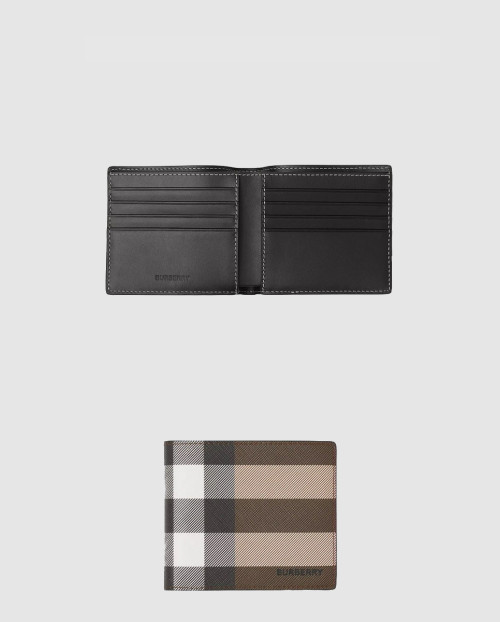 [BURBERRY-버버리]체크 E-캔버스 반지갑 80366661