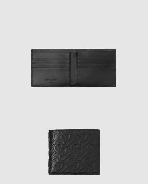 [BURBERRY-버버리]송아지 가죽 엠보 반지갑 80092031