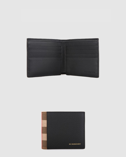 [BURBERRY-버버리]가죽 하우스 체크 바이폴드 지갑 40629191