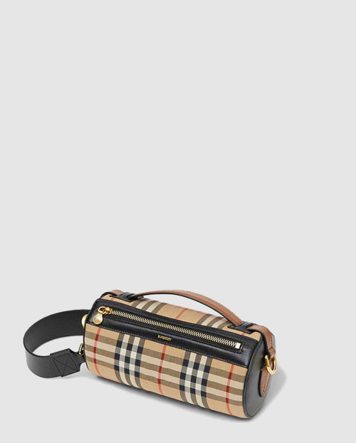 [BURBERRY-버버리]빈티지 체크 배럴백 80150751