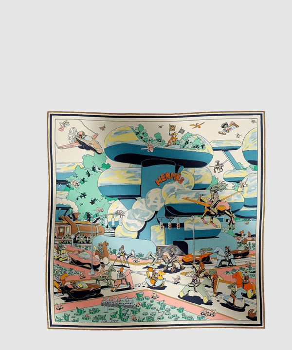 [HERMES-에르메스]Locomotion 숄 140