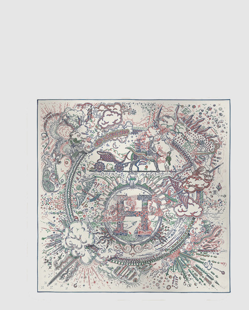 [HERMES-에르메스]Please Hold The Line 스카프 90