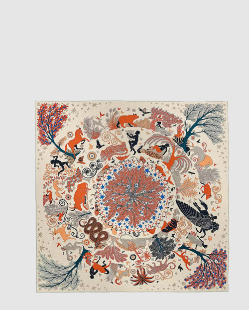 [HERMES-에르메스]Sous le Charme d'Orphee 숄 140