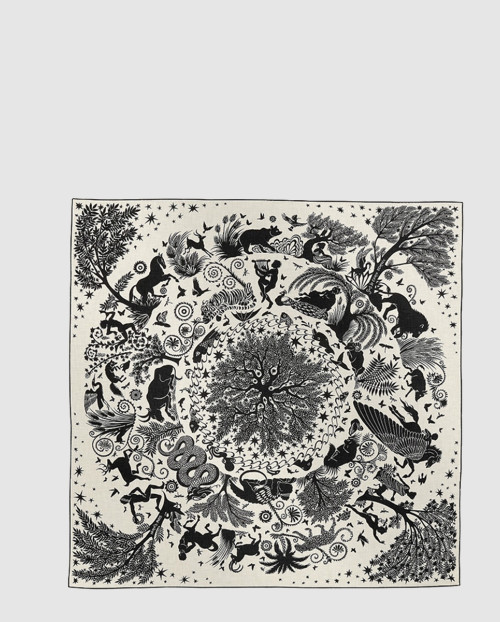 [HERMES-에르메스]Sous le Charme d'Orphee 숄 140