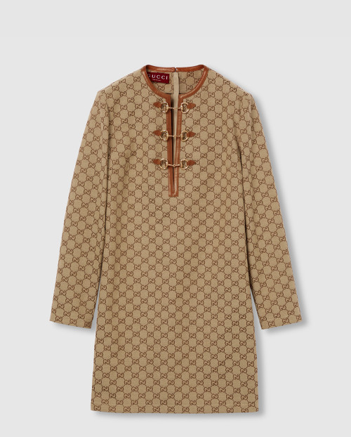 [GUCCI-구찌]홀스빗 GG 캔버스 드레스 820404