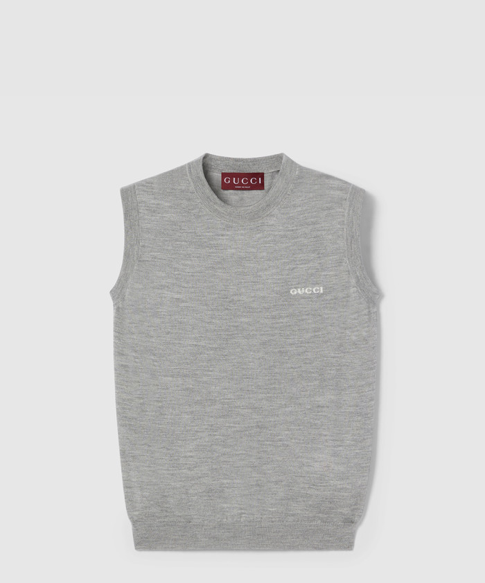 레플리카|이미테이션 gucci-구찌캐시미어-실크-슬리브리스-탑-830829
